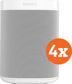 Sonos One Wit 4-pack Sonos One