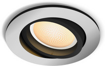 Philips Hue Milliskin inbouwspot White Ambiance rond Aluminium Philips Hue Milliskin smart lamp