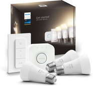 Philips Hue White Starter Pack E27 Google Assistant smart lamp startpakket