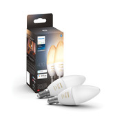 Philips Hue White Ambiance E14 Duo Pack Philips HUE E14 fitting