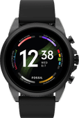 Fossil Gen 6 Display FTW4061 Zwart/Zwart 44mm Fossil smartwatch