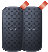 Sandisk Portable SSD 2 To - Lot de 2 SSD externe SanDisk