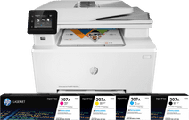 HP Color LaserJet Pro M283fdw MFP + 1 Extra Set Toners Hp laserprinter