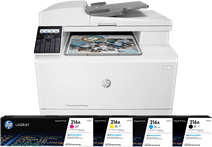 HP Color Laserjet Pro M183fw MFP + 1 Extra Set Toners Hp laserprinter