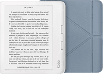 Kobo Libra 2 Wit + Sleep Cover Blauw E-reader