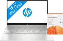HP Pavilion 15-eh1008nb Azerty + Microsoft 365 Personal Laptop inclusief accessoires 