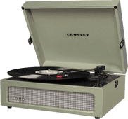 Crosley Voyager Sage Record player with headphone connector