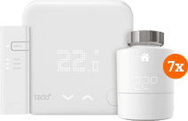 Tado Thermostat Connecté V3+ Kit de Démarrage + 7 Têtes Thermostatiques Thermostat compatible avec l'Assistant Google