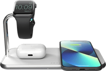 ZENS Dual & Apple Watch Aluminum Wireless Charger 10W White 
