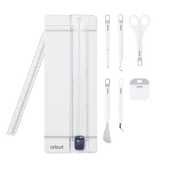 Kit d'Outils Cricut Essential avec Massicot Portable de 33 cm Outils pour machines de découpe Cricut