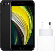 Apple iPhone SE 64 Go Noir + Apple Chargeur USB-C 20 W Apple iPhone SE