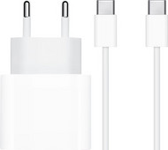 Apple Chargeur Power Delivery 20 W + Câble USB-C 1 m Chargeur rapide Apple iPhone