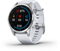 Garmin Fenix 7S Silver/White 42mm Men's smartwatch