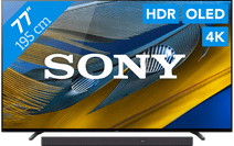 Sony Bravia OLED XR-77A80J (2021) + Soundbar Sony OLED tv