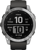 Garmin Fenix 7 Zilver 47mm Horloge voor Android smartphones