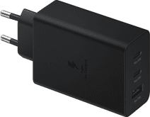 Samsung Chargeur Super Fast Charging avec 3 Ports USB 65 W Noir 