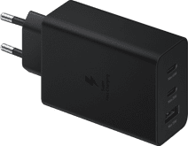 Samsung Super Fast Charging Oplader met 3 Usb Poorten 65W Zwart Oplader met meerdere poorten