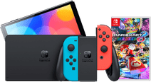 Nintendo Switch OLED Blue Red + Mario Kart 8 Deluxe Nintendo Switch OLED