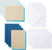 Cricut Cut-Away Cards Marina A2 (10.8cm x 14cm) 8-Pack Material for Cricut Joy cutting machine