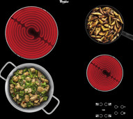 Whirlpool AKT 8090/NE 4-burner electric cooktop