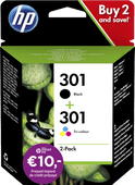 HP 301 Cartridges Combo Pack Inktpatronen voor HP Envy printers