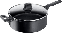 Tefal Hard Titanium Pro Hapjespan 28 cm Sauteerpan met deksel