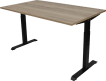 Euroseats Sit/Sit Desk 140x80 Black Oak Sit desk