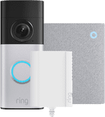 Ring Sonnette Vidéo Plus avec Fiche + Chime 3e Génération Pack Ring
