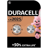 Duracell Specialty 2025 Lithium-knoopcelbatterij 3V 2 stuks Batterij