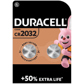 Duracell Specialty 2032 Lithium-knoopcelbatterij 3V 2 stuks Batterij