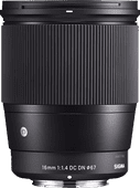 Sigma 16mm F1.4 DC DN Contemporary Fujifilm X-Mount Wide-angle lens for mirrorless camera