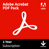 Adobe Acrobat PDF Pack 1 Year - Digital Photo and video software