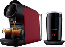 Philips L'OR Barista Sublime LM9012/50 Rouge  + Mousseur à Lait Machine à café Philips L'OR