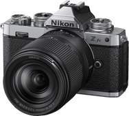 Nikon Z fc + Nikkor Z DX 18-140 VR Camera with a tiltable screen