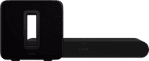 Sonos Ray Black + Sub G3 Control speaker bundle via app