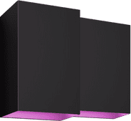 Philips Hue Resonate Applique Murale White and Color Noir Lot de 2 
