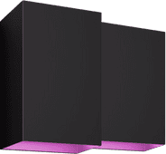 Philips Hue Resonate Wall Lamp White and Color Black Duo Pack Wall lamp