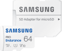Samsung MicroSDXC PRO Endurance 64 Go 30 Mo/s 