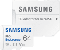 Samsung PRO Endurance 64GB microSDXC + SD Adapter Memory card