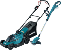 Makita DLM330Z + Makita DUR181Z (zonder accu) Grasmaaier met ecocheques