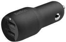 Belkin Autolader met 2 Usb Poorten 12W Autolader