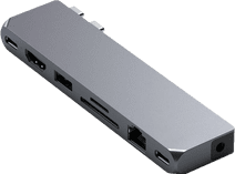 Satechi Pro Hub Max Space Gray Docking station USB-C aansluiting