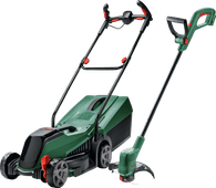 Bosch CityMower 18V-32 + Bosch Easygrasscut 18 incl. 4,0 Ah accu (1x) Grasmaaier met ecocheques