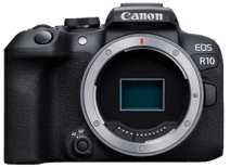 Canon EOS R10 Body Camera with a tiltable screen