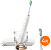 Philips Sonicare DiamondClean 9000 HX9911/94 + brossettes (4 pièces) Promotion : brosses à dents électriques Philips