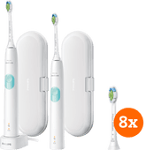 Philips Sonicare ProtectiveClean 4300 HX6807/35 + brossettes Optimal White (8 pièces) Pack Philips Sonicare pour vous brosser pendant 1,5 an