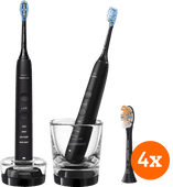 Philips DiamondClean 9000 HX9914/54 Lot de 2 + Premium All-in-one (4 pièce) Promotion : brosses à dents électriques Philips