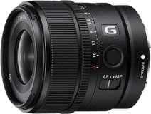 Sony E 15 mm F1.4 G Prime lens