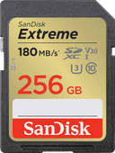 SanDisk SDXC Extreme 256GB 180mb/s SDXC kaart