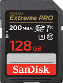 SanDisk SDXC Extreme Pro 128GB 200mb/s SDXC kaart